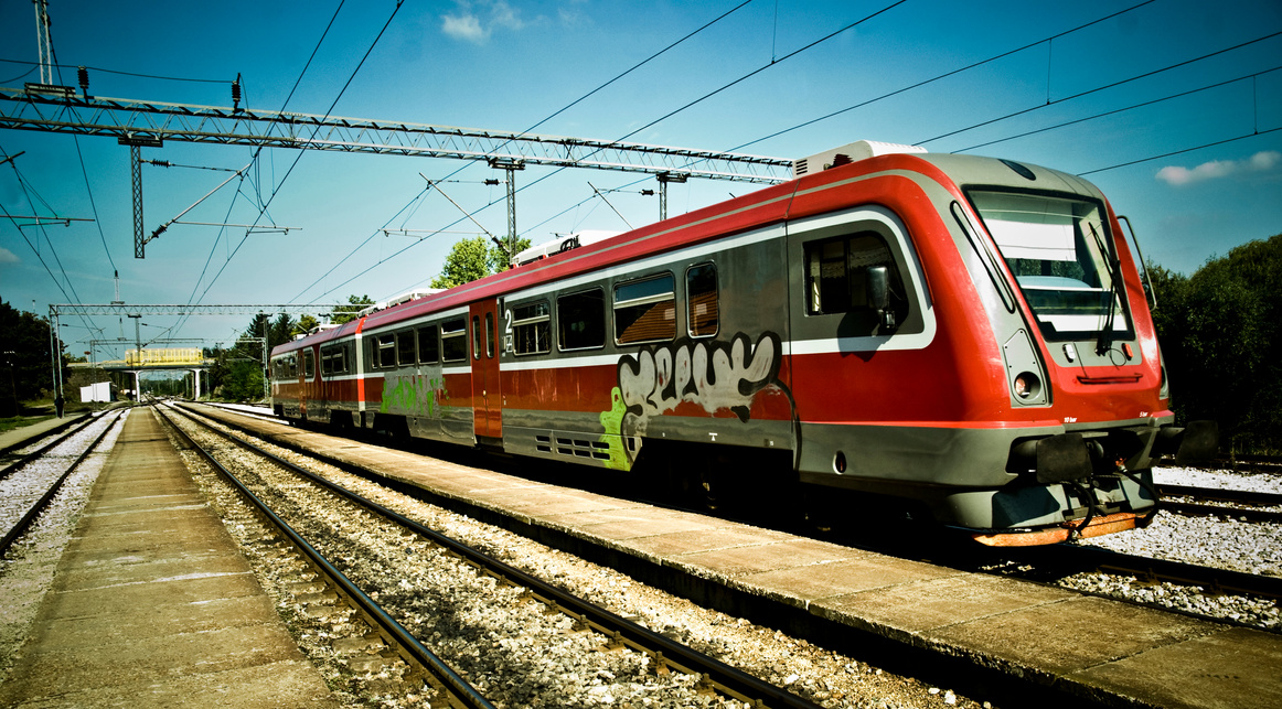 Russian electric train