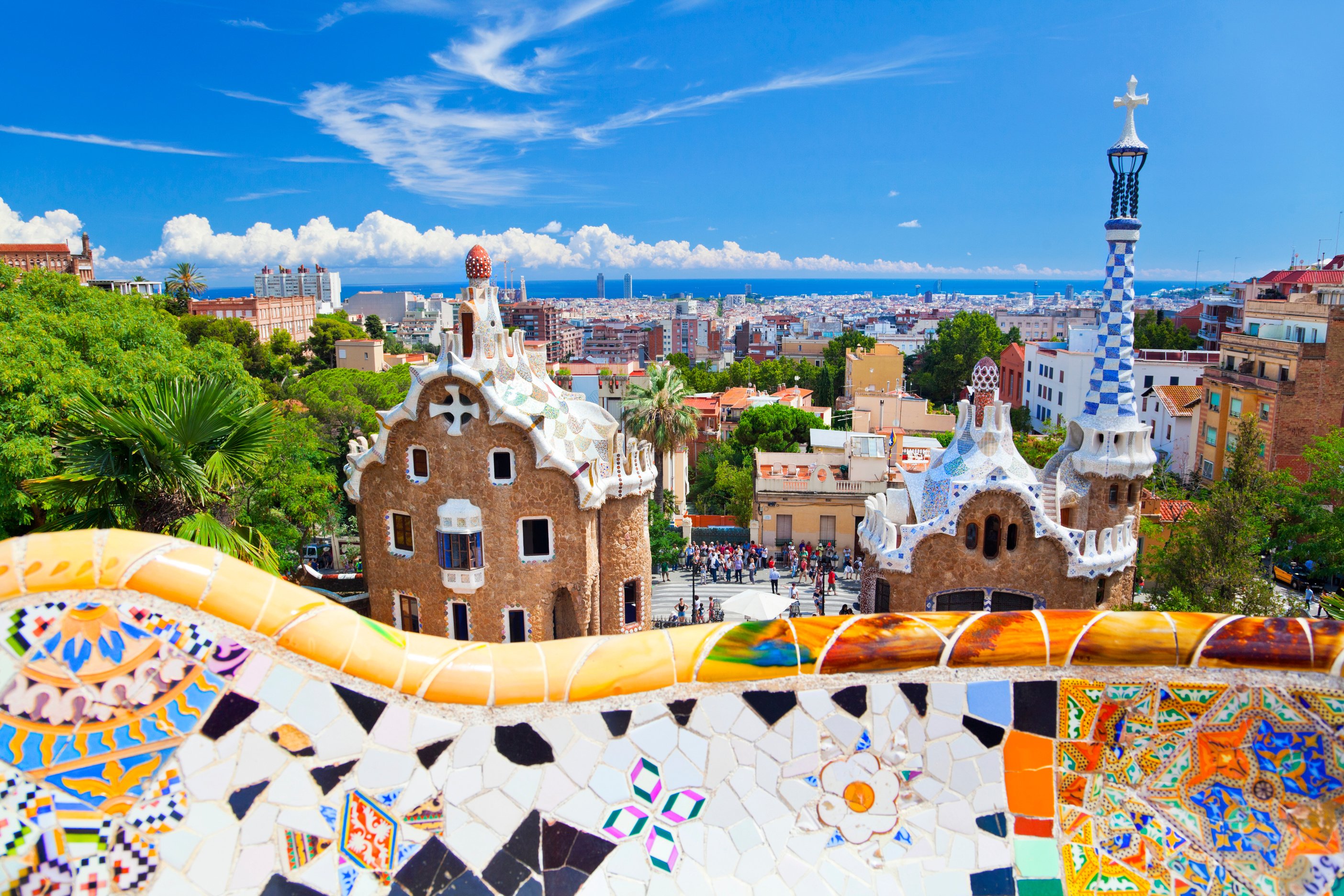 Parc Guell, Barcelona, Spain