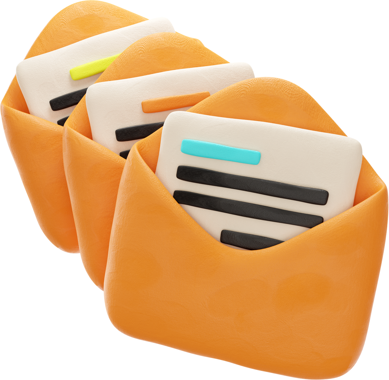 3d Envelope mail