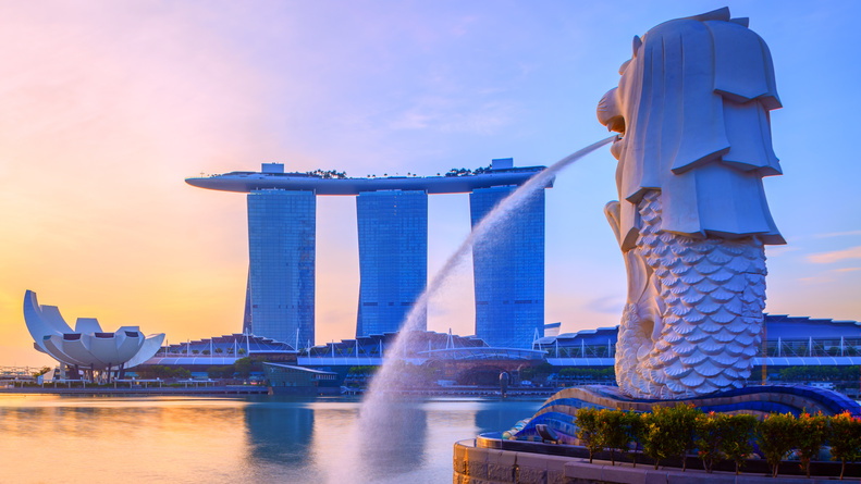 Singapore Merlion Park 