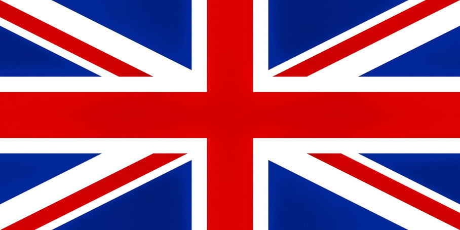 UK Flag, Texturised