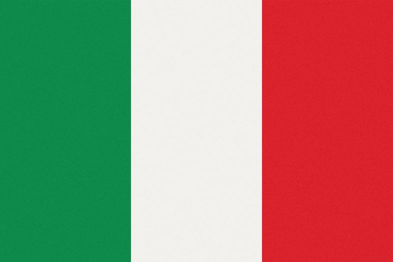 Italian Flag, Texturised