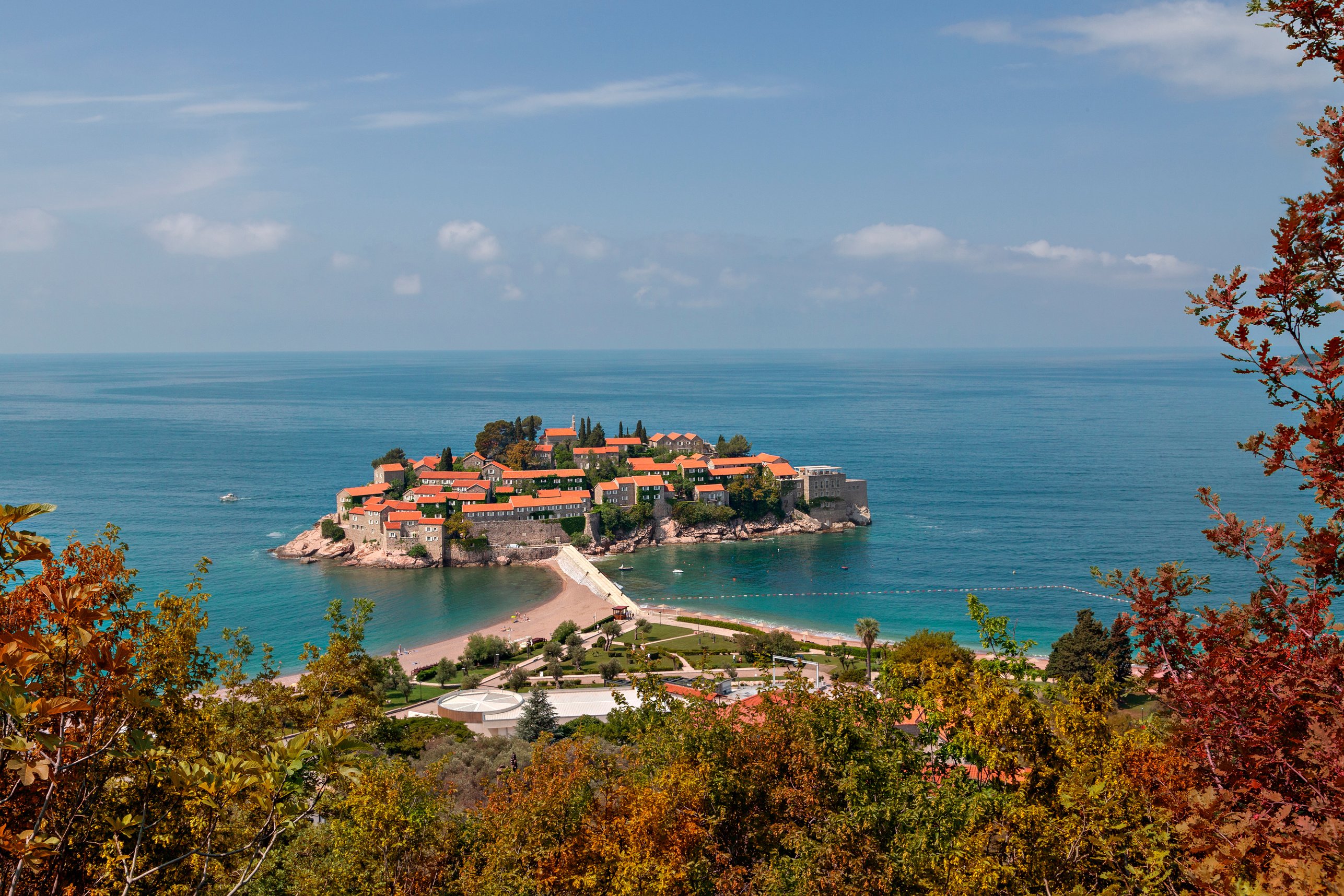 Saint Stephen peninsula, Budva, Montenegro