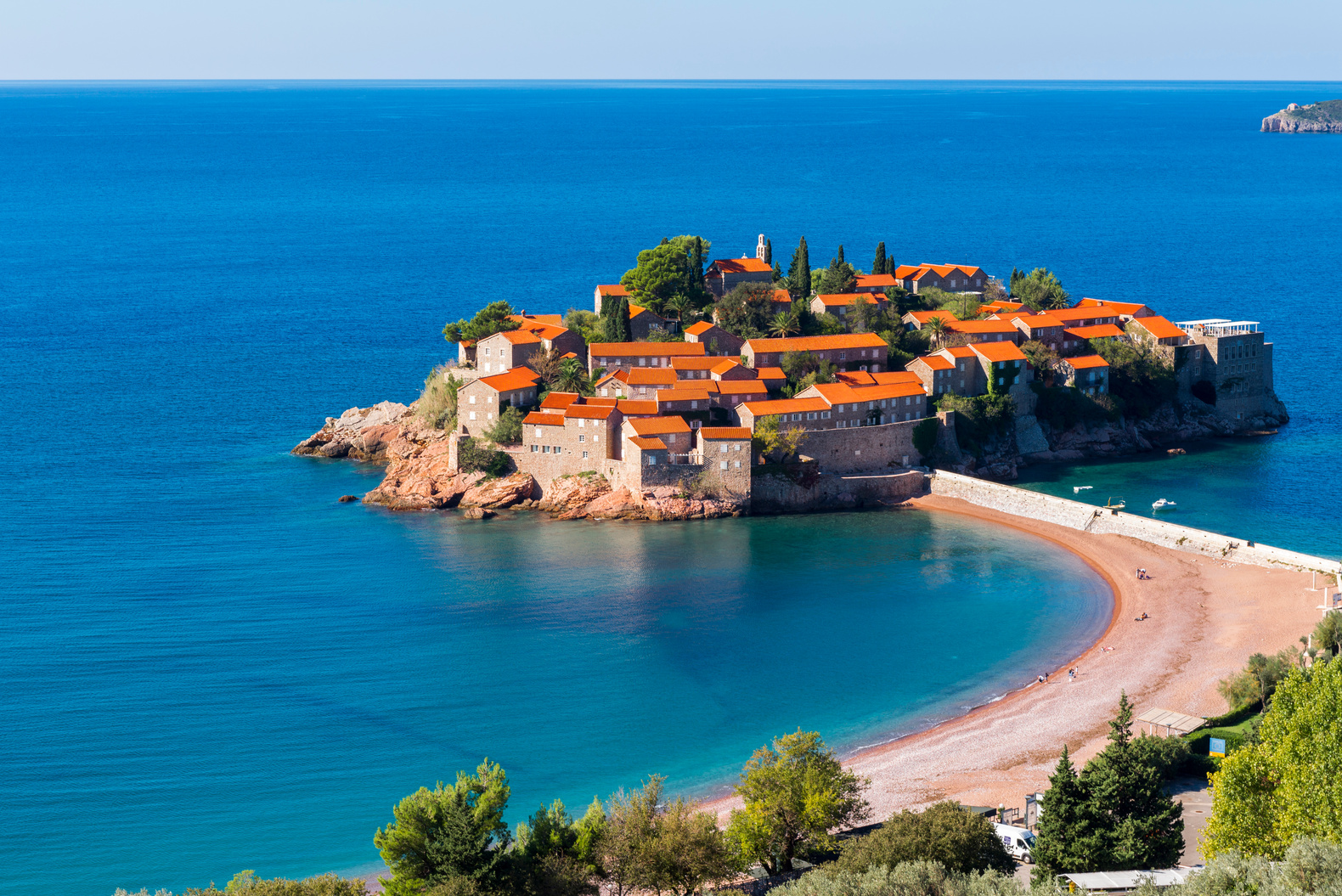 Sveti Stefan island in Montenegro