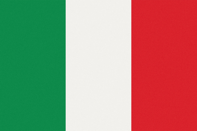 Italian Flag, Texturised