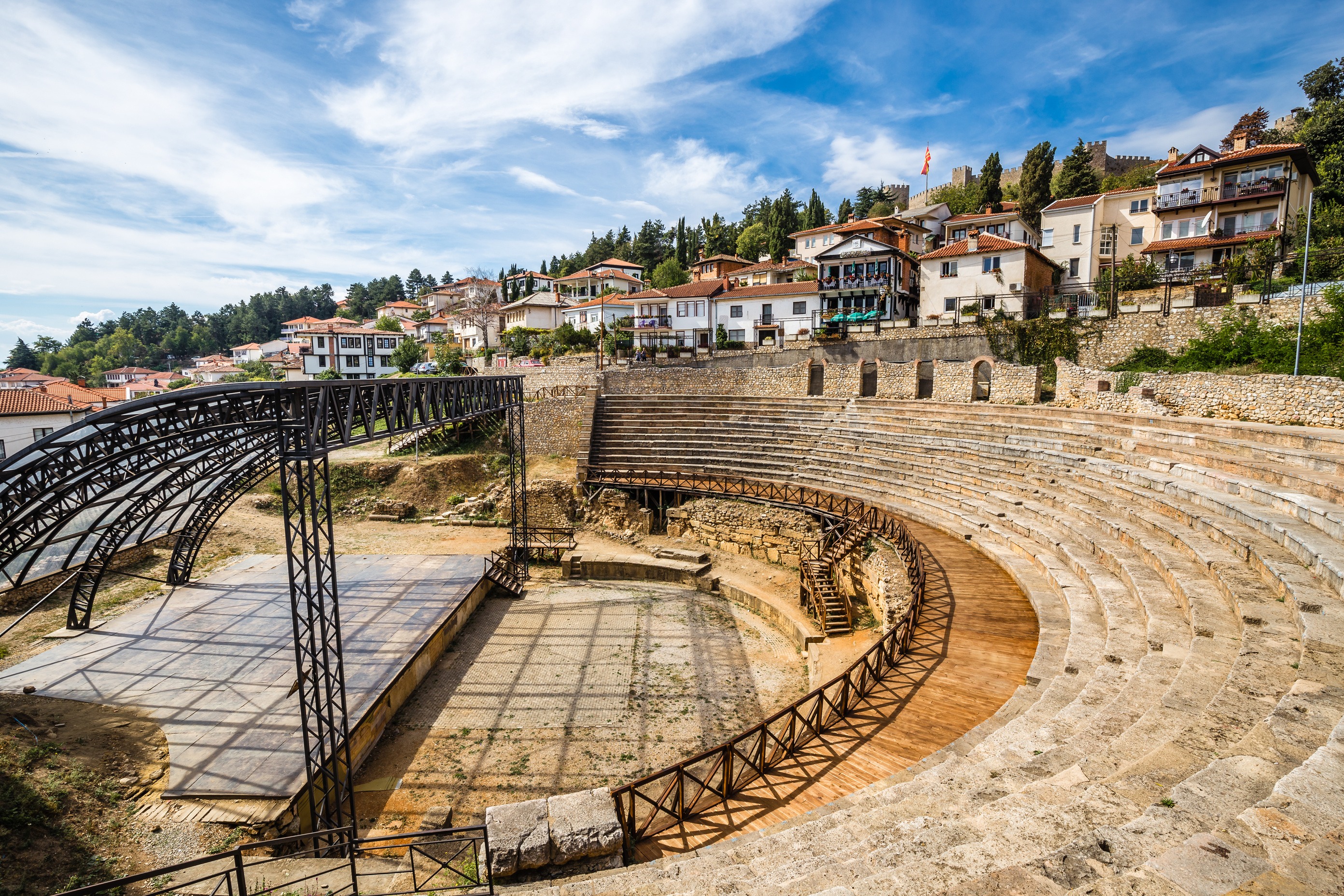 Ancient Theatre of Ohrid - Ohrid, Macedonia