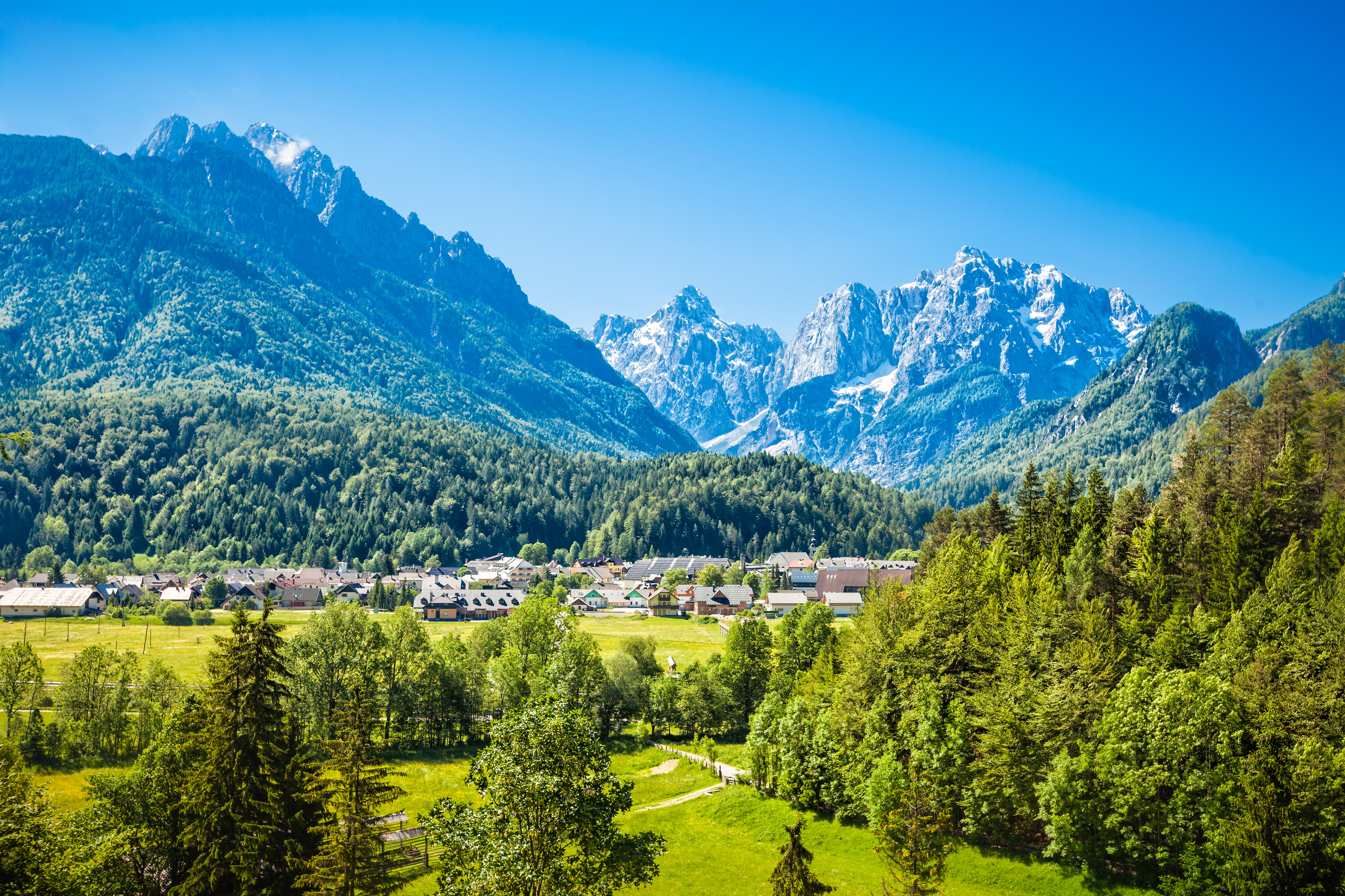 Kranjska gora town, Slovenia