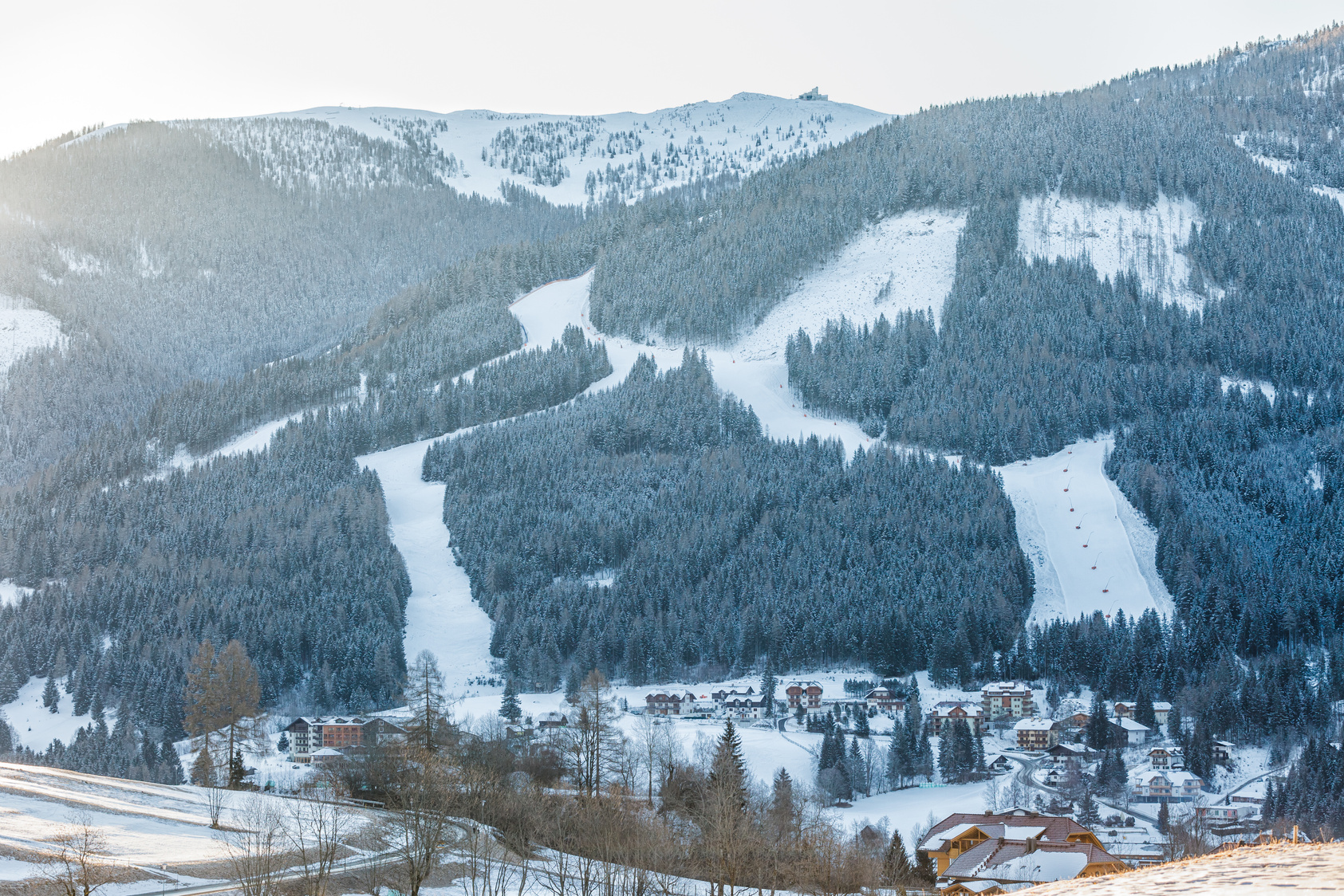 Winter ski resort Bad Kleinkirchheim, Austria