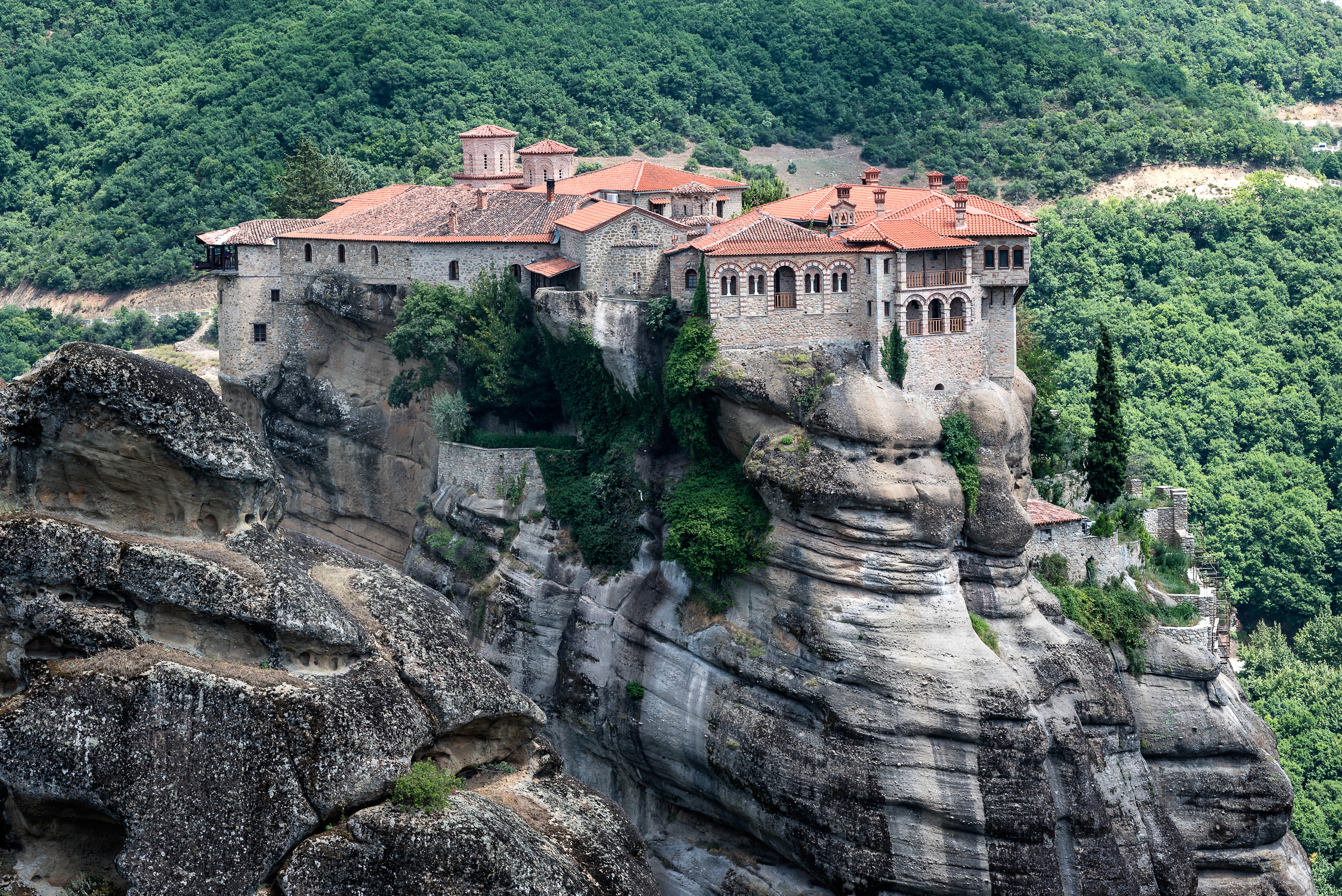 Meteors or Meteora Monastery of Varlaam