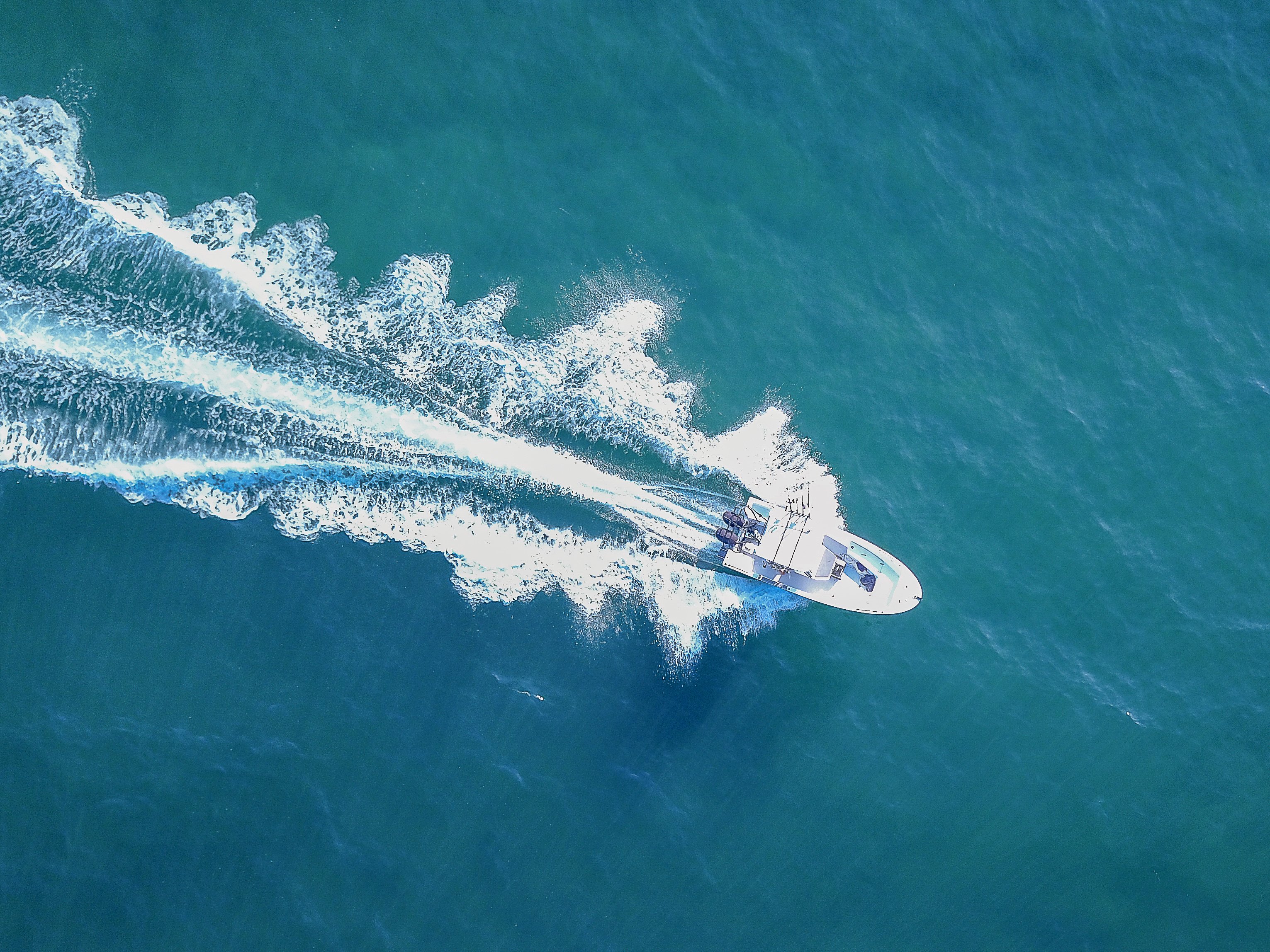 Speed Boat Cruising on Sea